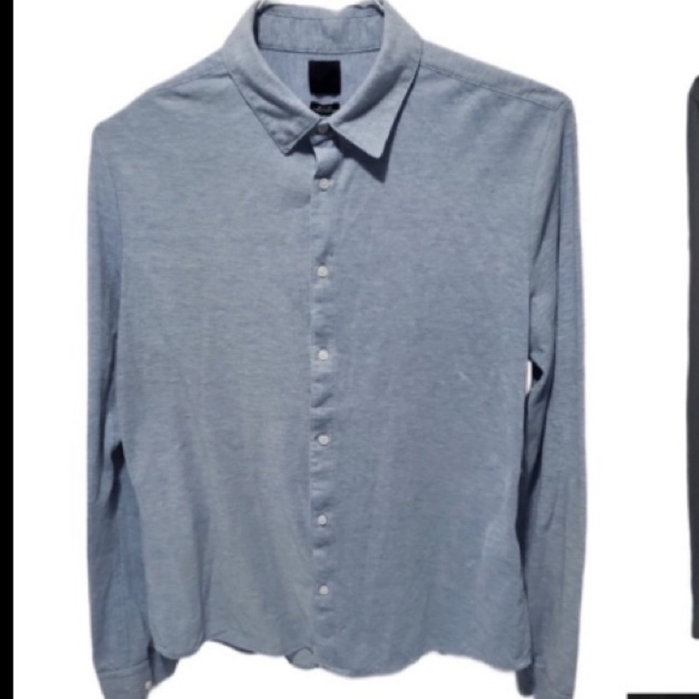 H&M Blue Grayish Casual Button Down Shirt!